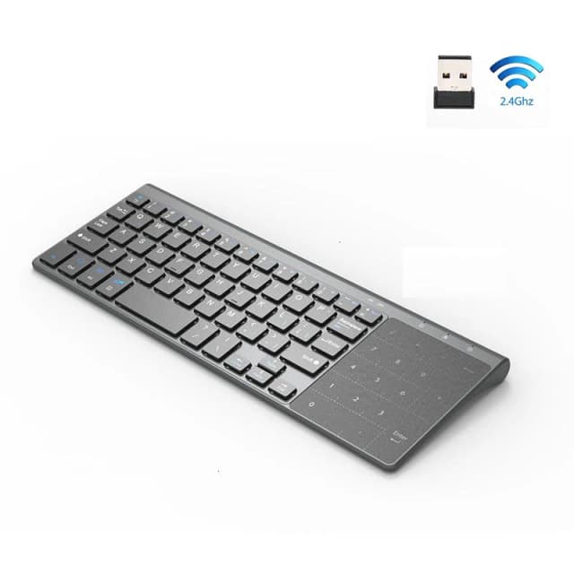 Slim 2.4G Wireless Keyboard with Touchpad Mouse